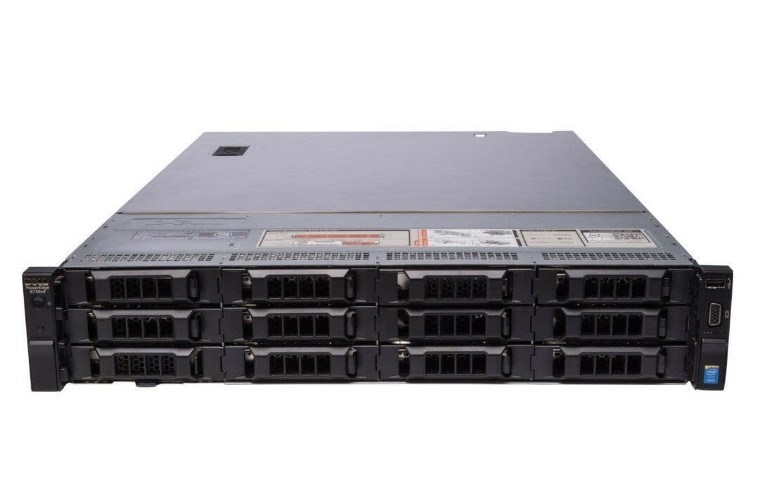 12x 3.5 - 2x 2.5 Diskli DELL R730XD / 2x E5-2690 V4 / 128GB RAM